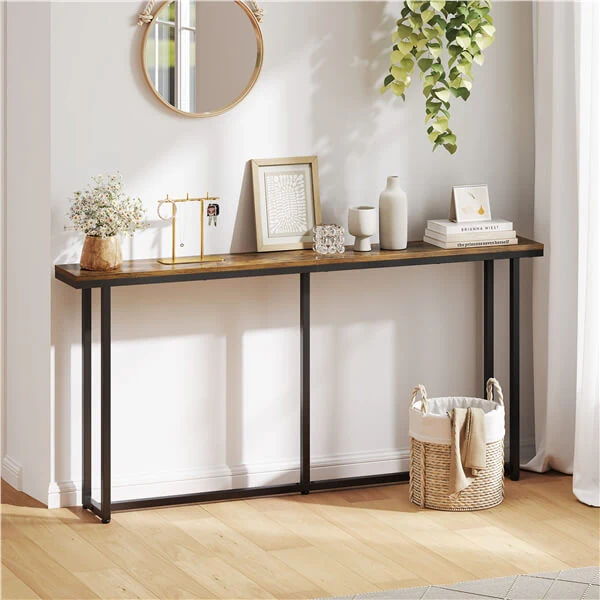 Yaheetech 71 Inch Extra Long Entryway Sofa Table for Behind Couch - Image 11