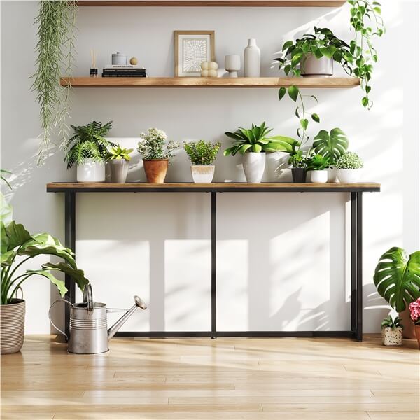 Yaheetech 71 Inch Extra Long Entryway Sofa Table for Behind Couch - Image 9