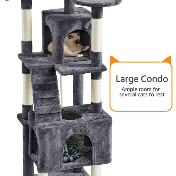 Yaheetech 72″ Height  Cat Tree Tower - Image 7