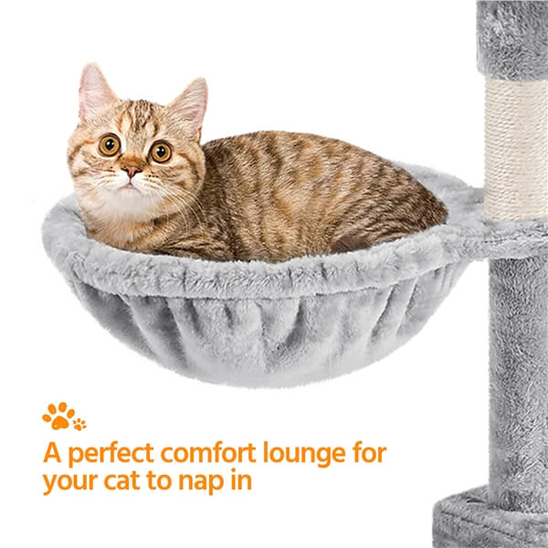 Yaheetech 76.5-inch Large Cat Tree - Image 9