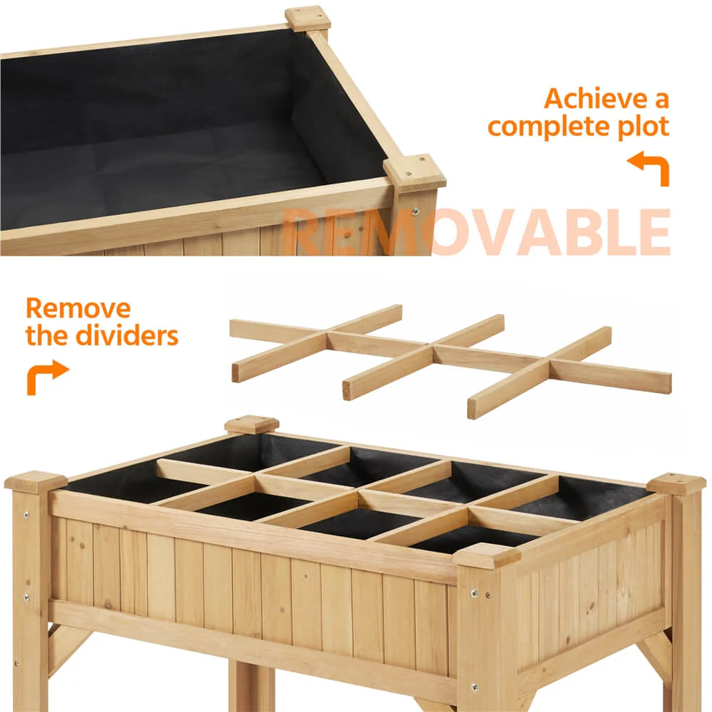Yaheetech 8-Pocket Raised Garden Bed - Image 6