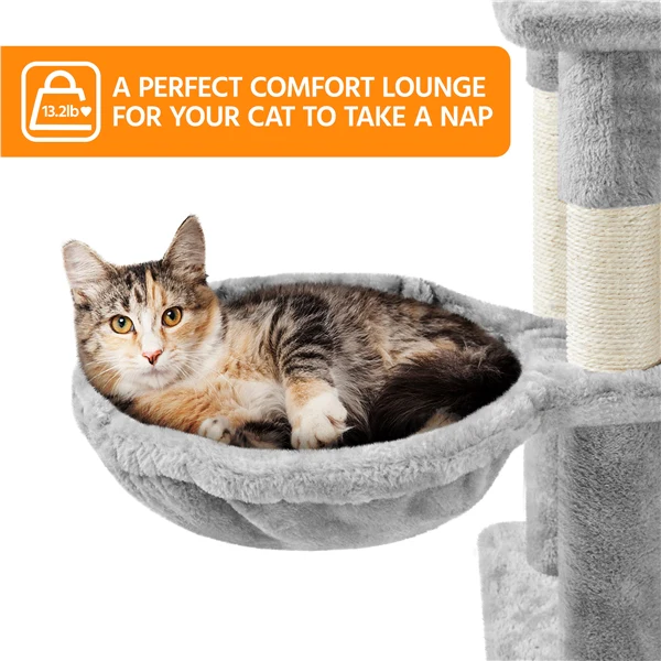 Yaheetech 82.5in Large Cat Tree - Image 8
