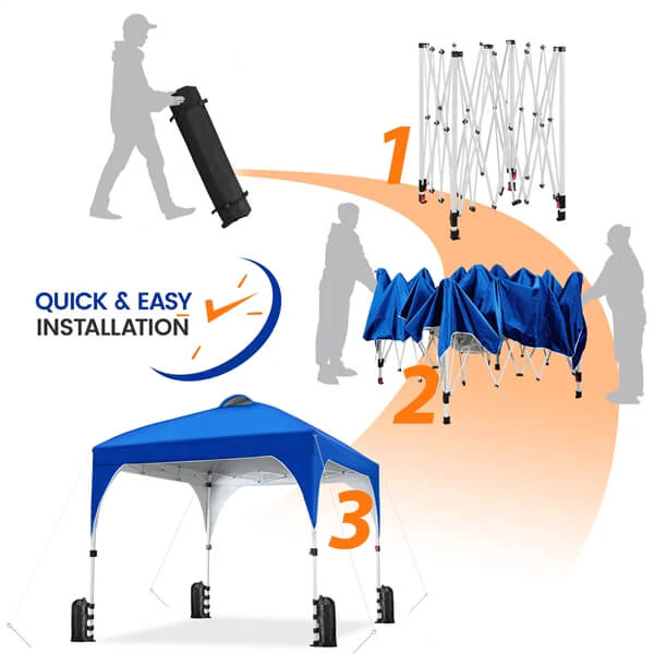 Yaheetech 8x8 Pop Up Canopy Tent with Vent - Image 6