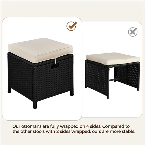 Yaheetech 9-Piece Patio Dining Sets - Image 6