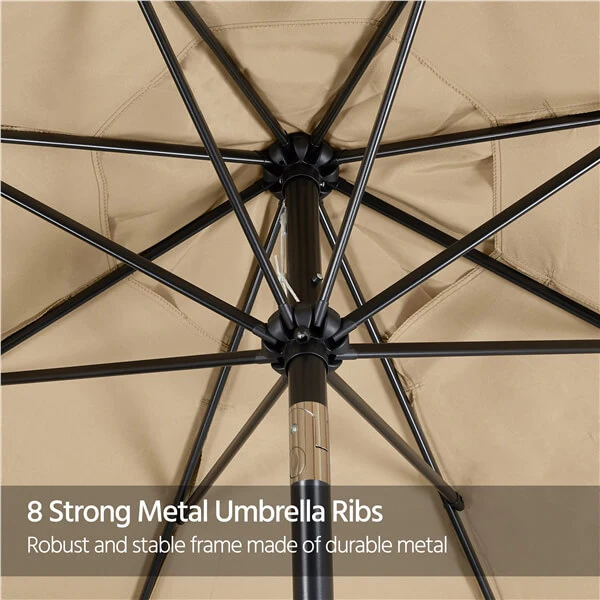 Yaheetech 9ft Patio Umbrella - Image 8