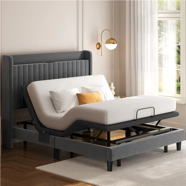 Yaheetech Adjustable Bed Frame with Wireless Remote Control - Image 18