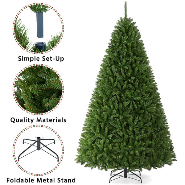 Yaheetech Premium Unlit Douglas Full Fir Christmas Tree - Image 5