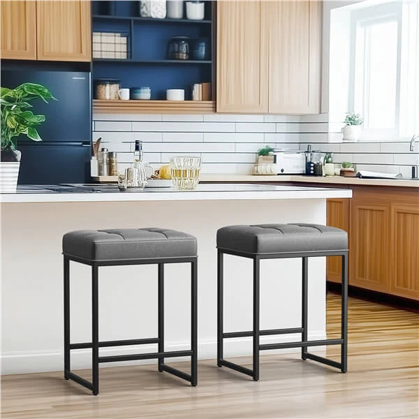 Yaheetech Bar Stools Set of 2, 24 Inch