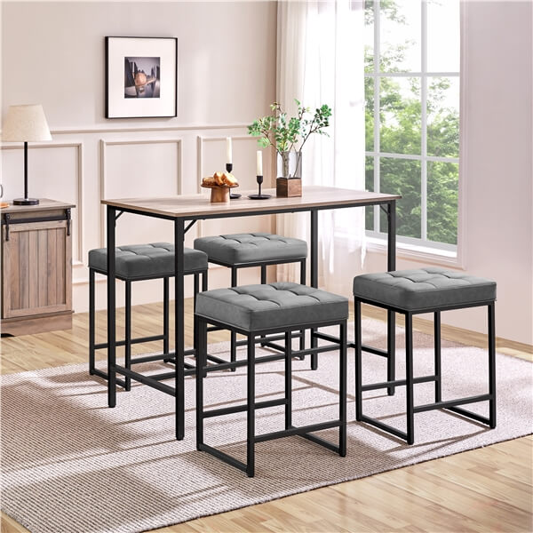 Yaheetech Bar Stools Set of 2, 24 Inch - Image 8