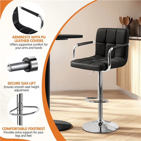 Yaheetech Bar Stools Set of 4 - Image 17