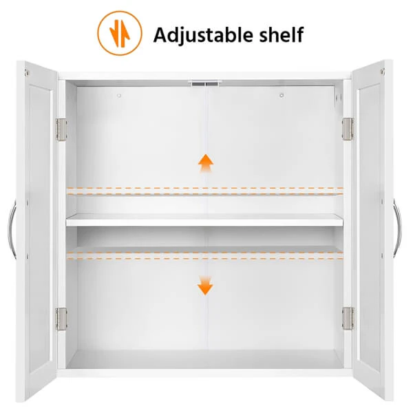 Yaheetech Bathroom Wall Cabinet - Image 4