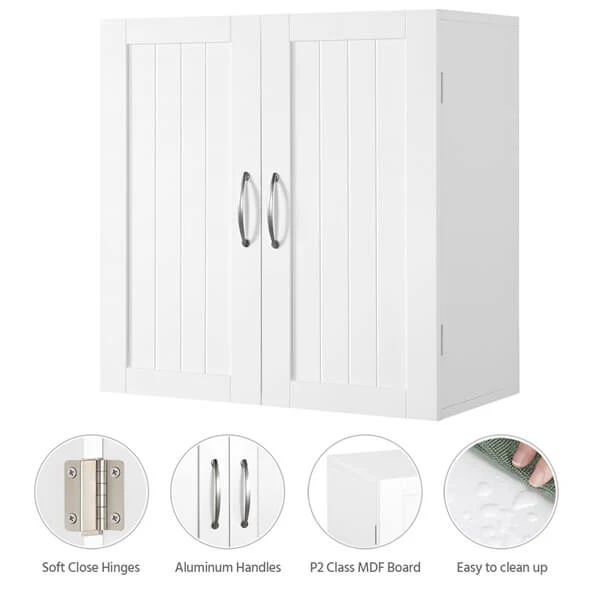 Yaheetech Bathroom Wall Cabinet - Image 5