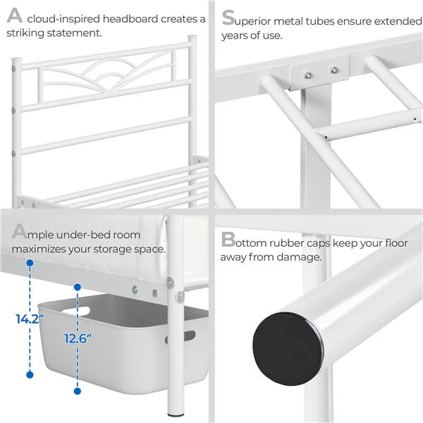 Yaheetech Bed Frames Metal Platform Bed - Image 8