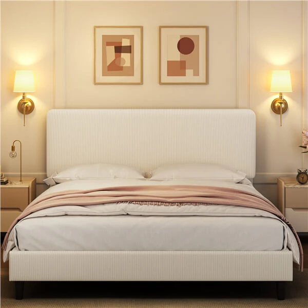 Yaheetech Bed Frames with Adjustable Headboard - Image 11