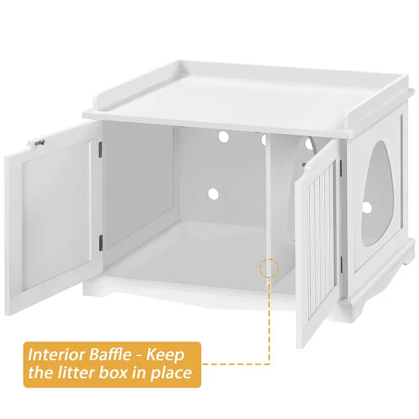 Yaheetech Cat Litter Box Enclosure - Image 5