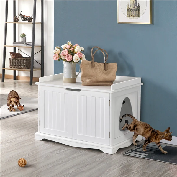 Yaheetech Cat Litter Box Enclosure - Image 8