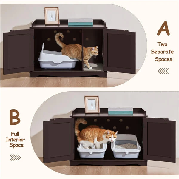 Yaheetech Cat Litter Box Enclosure - Image 6