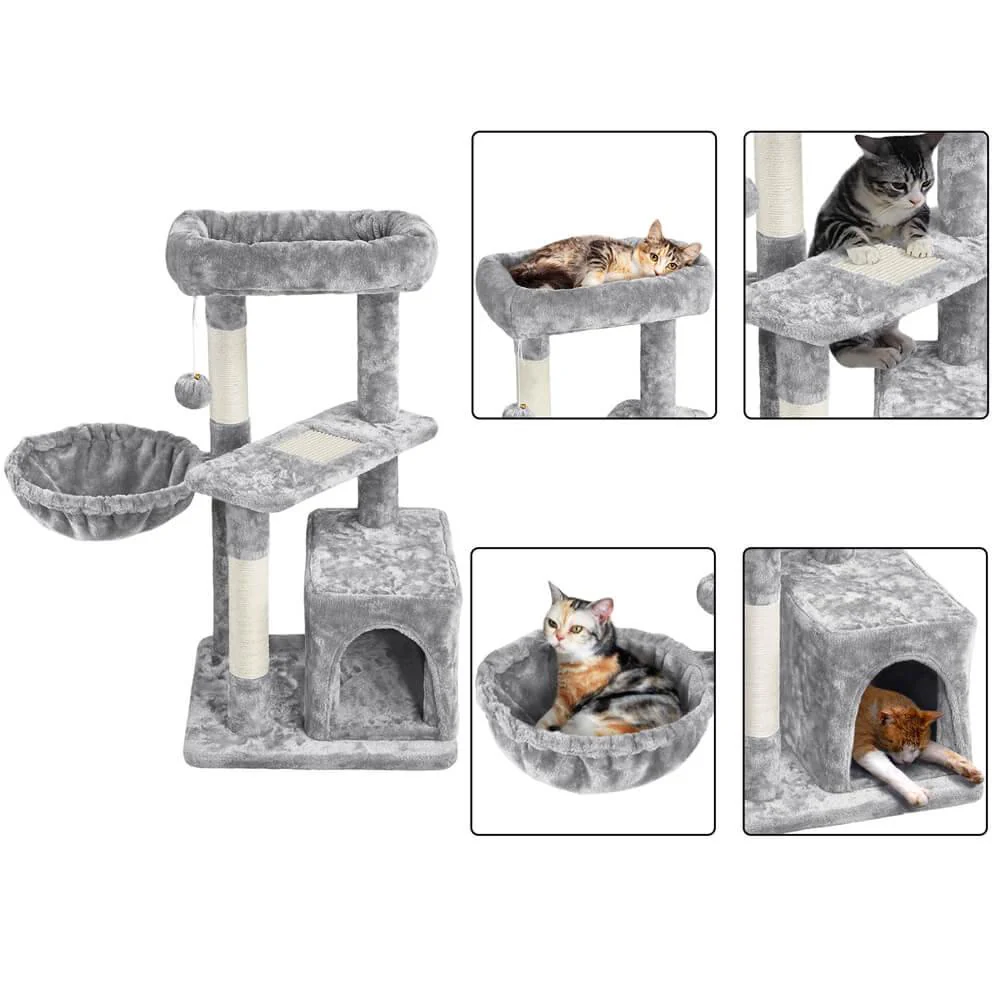 Yaheetech Cat Tree Tower 33 Inch - Image 4
