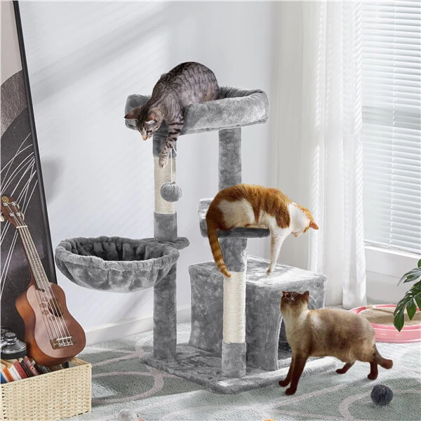 Yaheetech  34.5″ Height Cat Tree with Condo - Image 13