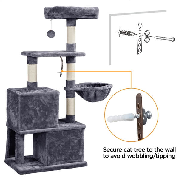 Yaheetech Cat Tree 53.5 Inch - Image 4
