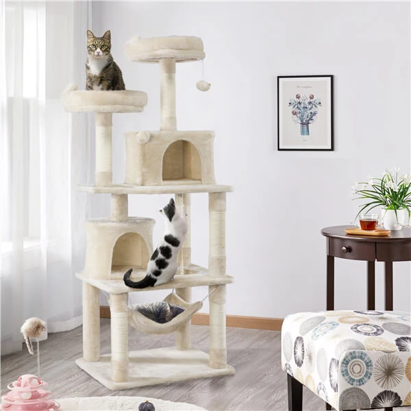 Yaheetech 62.5'' H Cat Tree Cat Tower - Image 12