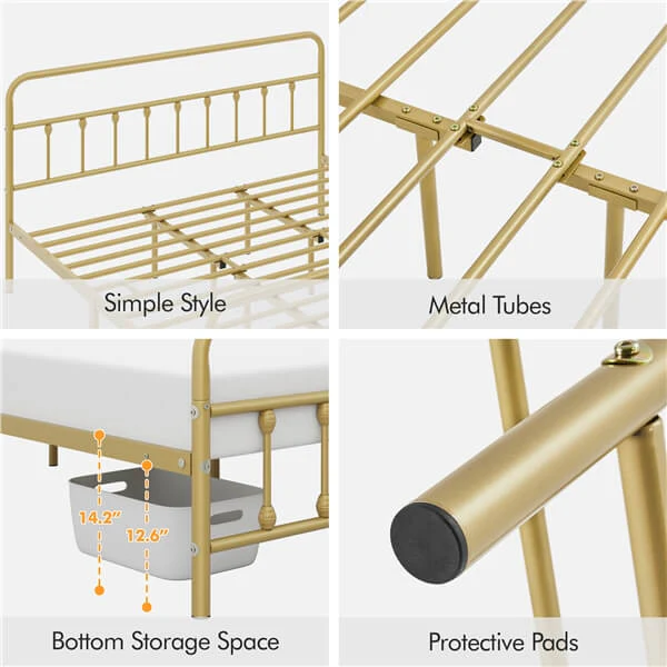 Yaheetech Classic Metal Platform Bed Frame - Image 14