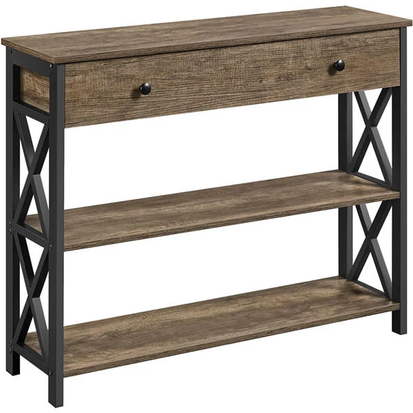 Yaheetech Console Table with Drawer - Image 4
