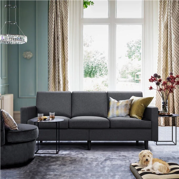 Yaheetech Contemporary 3-Seater Sofa - Image 8
