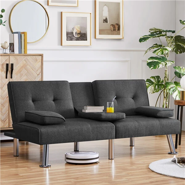 Yaheetech Convertible Sofa Bed - Image 10