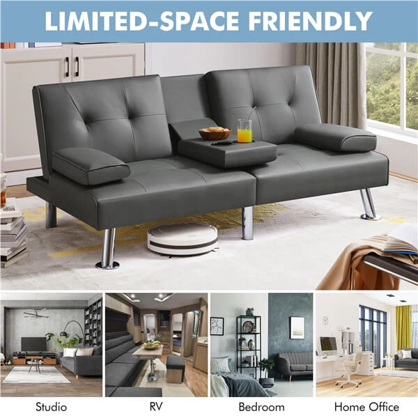 Yaheetech Convertible Sofa Bed - Image 10