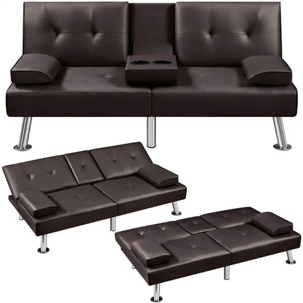 Yaheetech Convertible Sofa Bed - Image 6