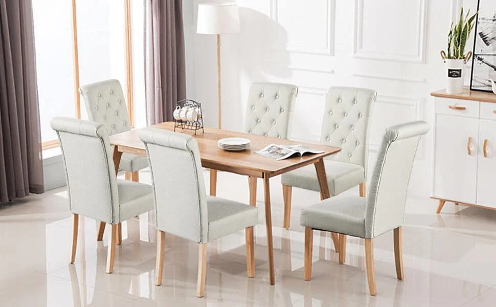 Yaheetech Dining Chairs Faux Leather Parsons Dining Chairs - Image 16