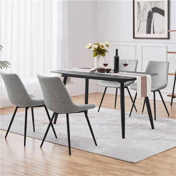 Yaheetech Dining Chairs Set of 2 Modern Upholstered Dining Room Chairs - Image 12