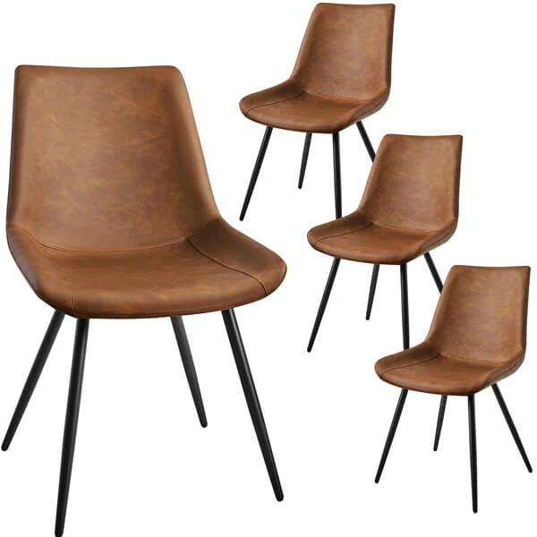 Yaheetech Dining Chairs Set of 2 Modern Upholstered Dining Room Chairs - Image 7