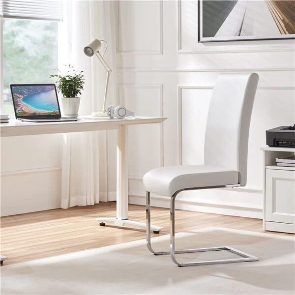 Yaheetech Dining Chairs Set of 6 Modern Faux Leather