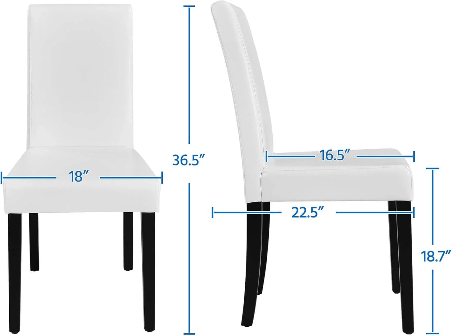 Yaheetech Dining Chairs Set of 8 Dining Room Chairs - Image 3