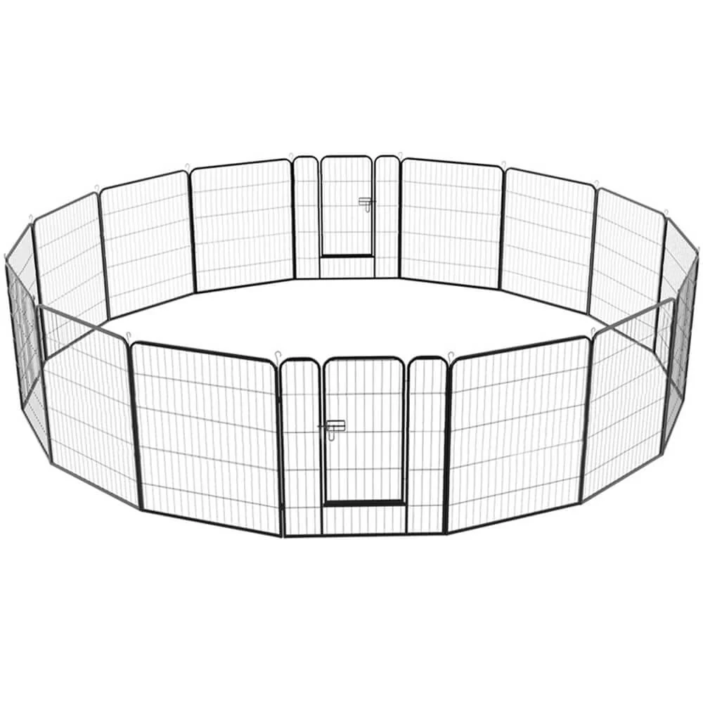 Yaheetech Dog Playpen 16 Panels 32 Inch - Image 2