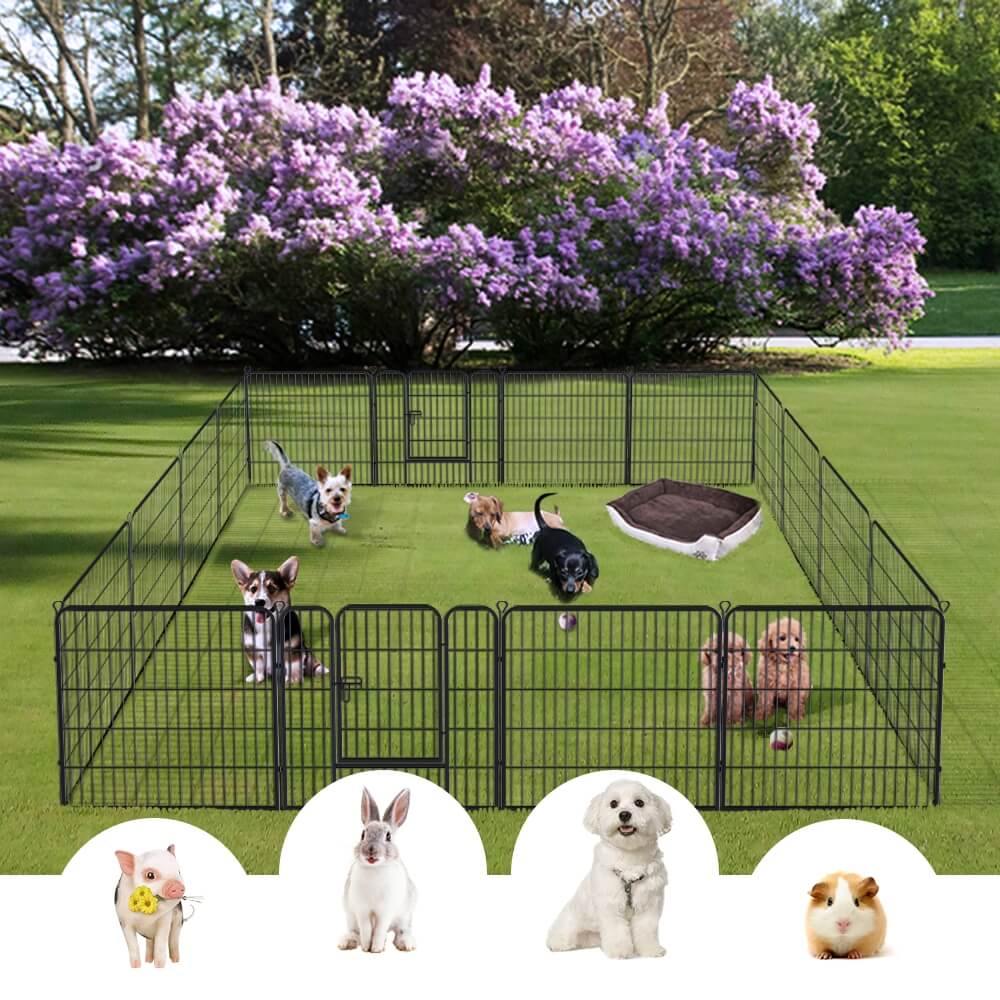 Yaheetech Dog Playpen 16 Panels 32 Inch - Image 4