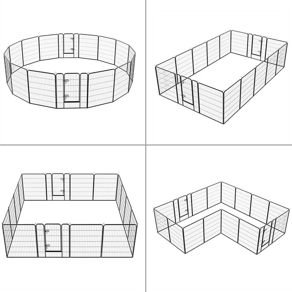 Yaheetech Dog Playpen 16 Panels 40 Inch - Image 5
