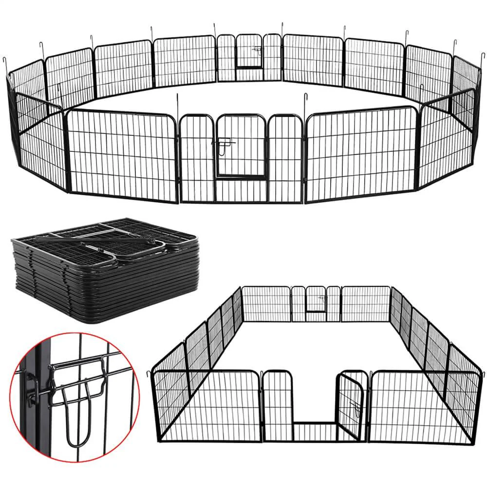 Yaheetech Dog Playpen 32 Panels 24 Inch - Image 5