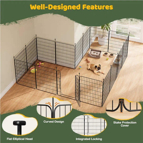 Yaheetech Dog Playpen for Puppy - Image 11