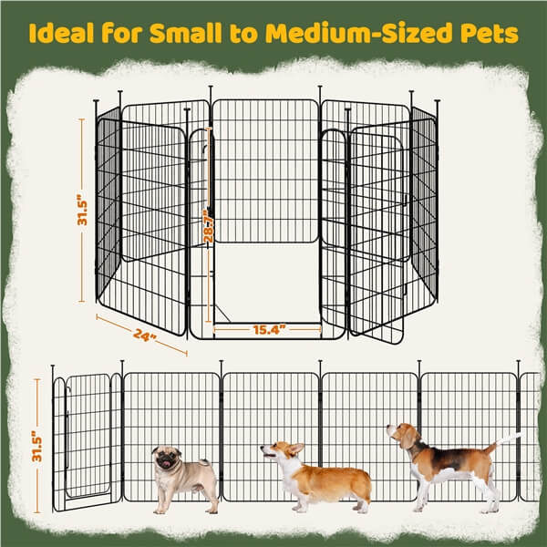 Yaheetech Dog Playpen for Puppy - Image 3