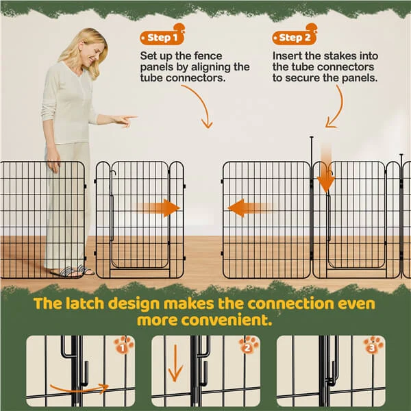 Yaheetech Dog Playpen for Puppy - Image 4