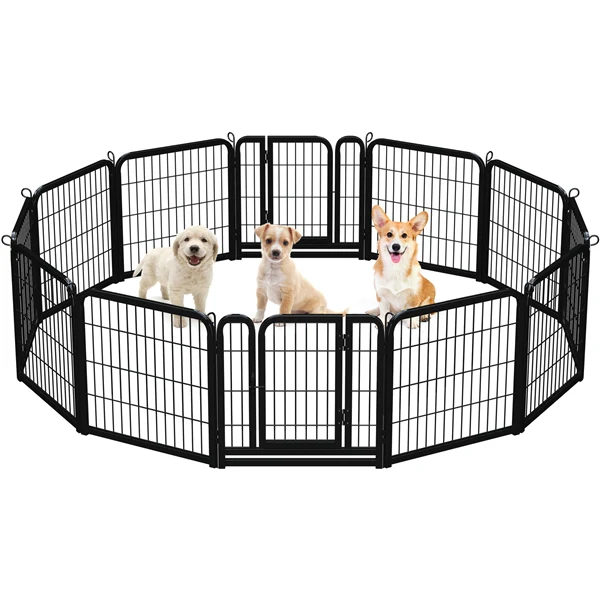Yaheetech Dog Playpen Outdoor, 24 inch 16/12 Panels - Image 3