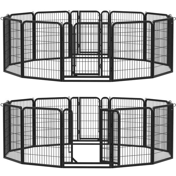 Yaheetech Dog Playpen Outdoor, 32 inch 8/12 Panels - Image 3