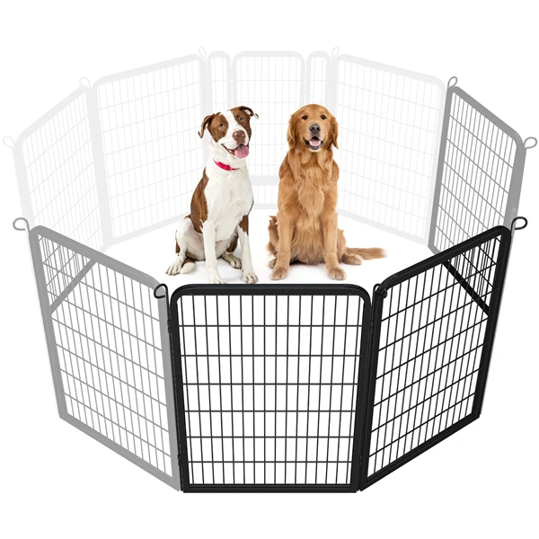 Yaheetech Dog Playpen Outdoor, 40 inch 2/6 Panels - Image 5
