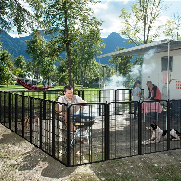 Yaheetech Dog Playpen Outdoor, 40 inch 2/6 Panels - Image 6