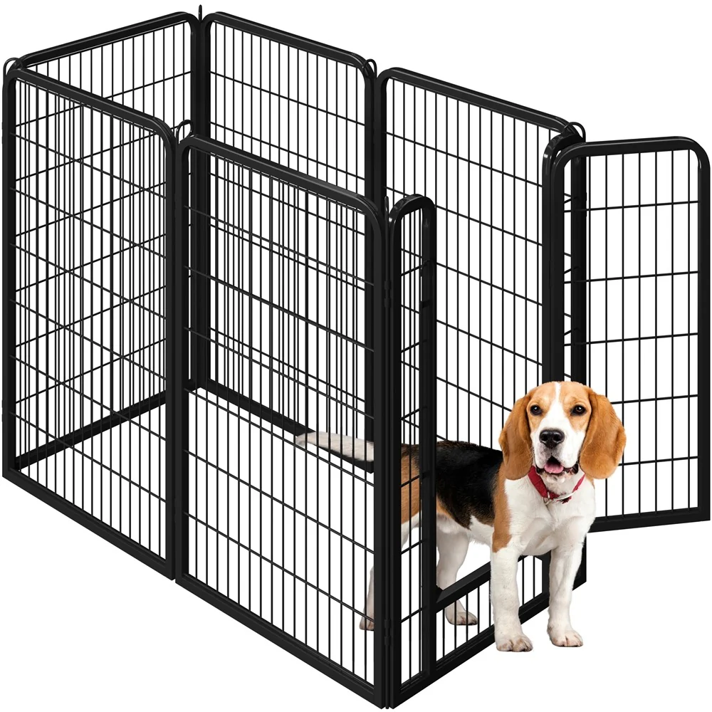Yaheetech Dog Playpen Outdoor, 47 inch 6/8 Panels 47.5″ Tall - Image 2