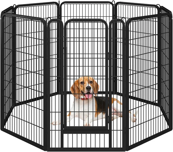 Yaheetech Dog Playpen Outdoor, 47 inch 6/8 Panels 47.5″ Tall - Image 3