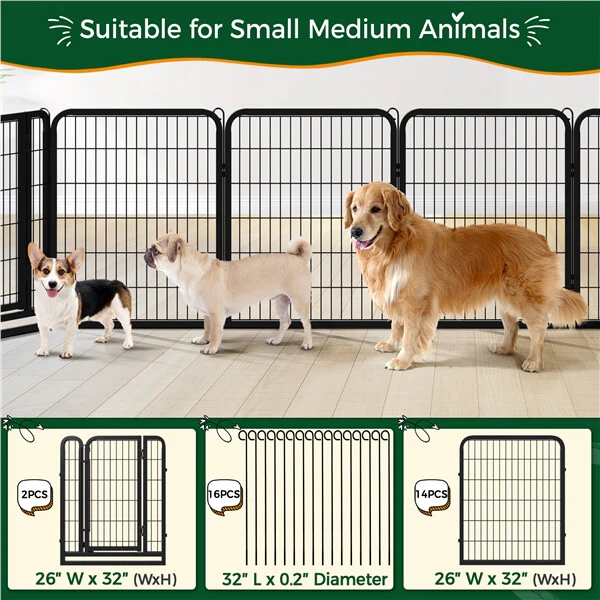 Yaheetech Dog Playpen Outdoor - Image 5
